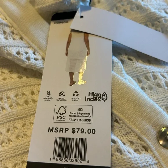 Sleeveless Crochet Cardigan - NEW - Picture 4 of 5